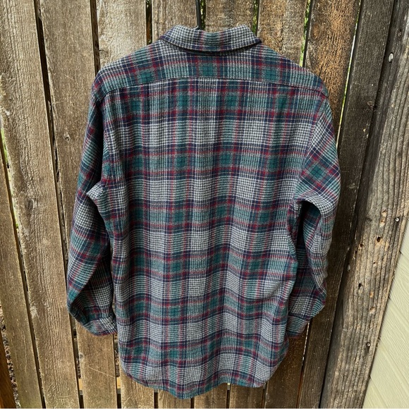 Pendleton Vintage Men’s Country Traditionals 100% Virgin Wool Plaid Shirt Sz M - Picture 2 of 8